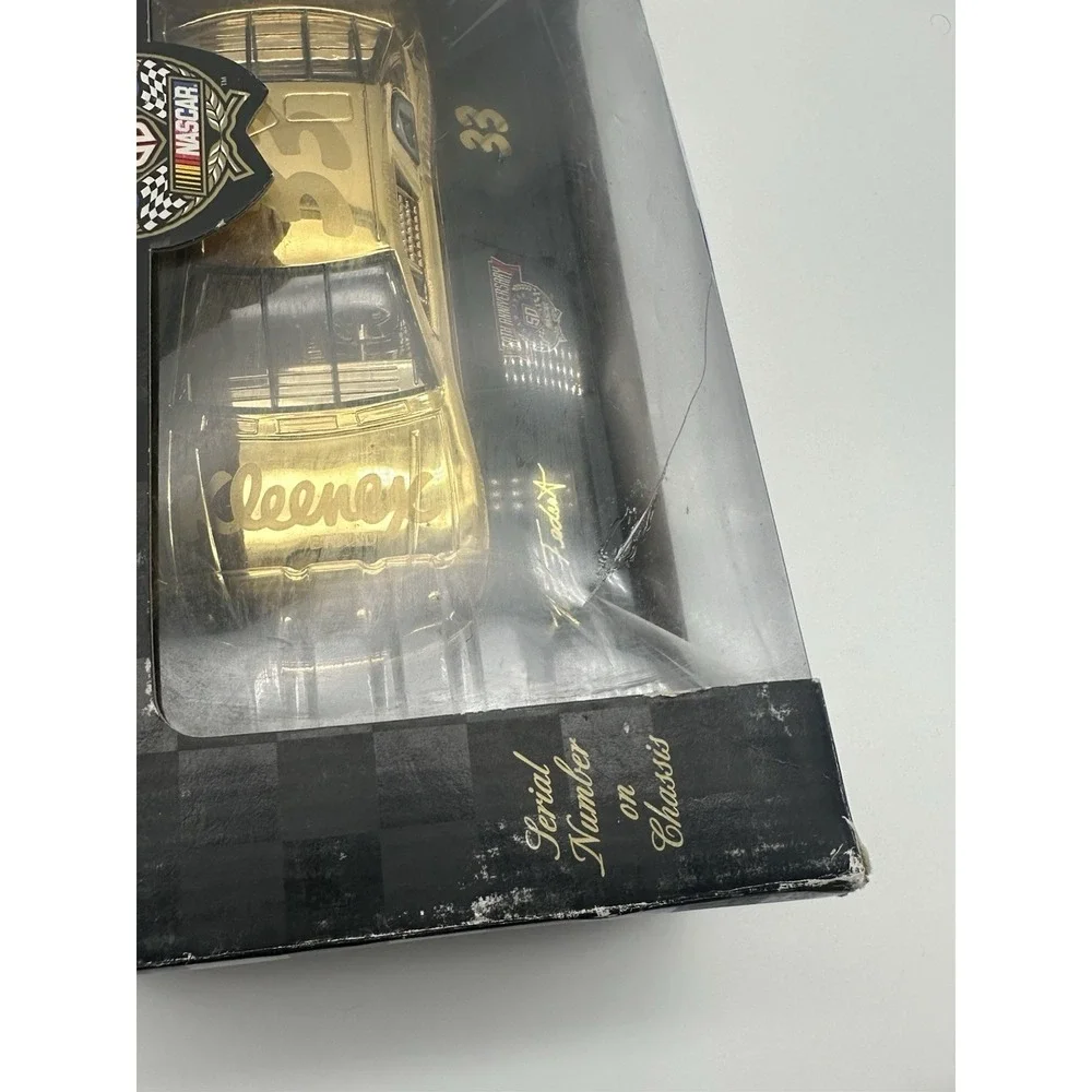 TIM FEDEWA #33 24K GOLD PLATED 1/24 RACING CHAMPIONS NASCAR 50TH ANNIV 1/2500